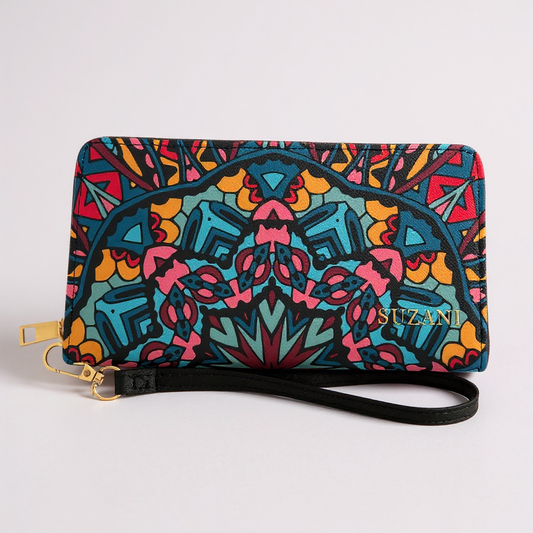 Vibrant Fiesta Printed Wallet
