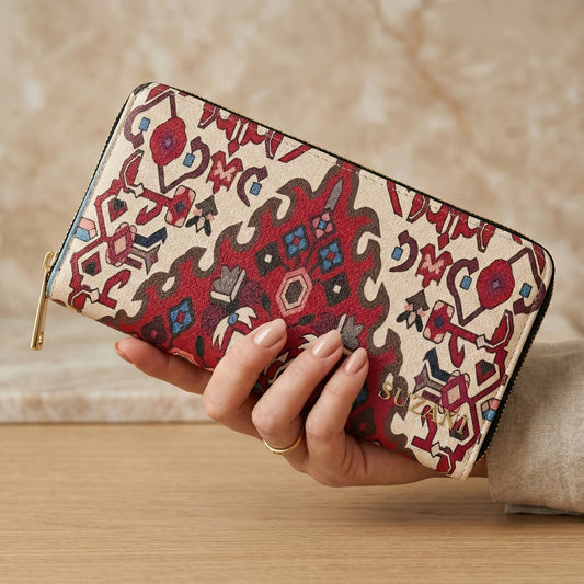 Traditional Medallion Motif Wallet