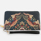 Opulent Folk Art Compact Wallet