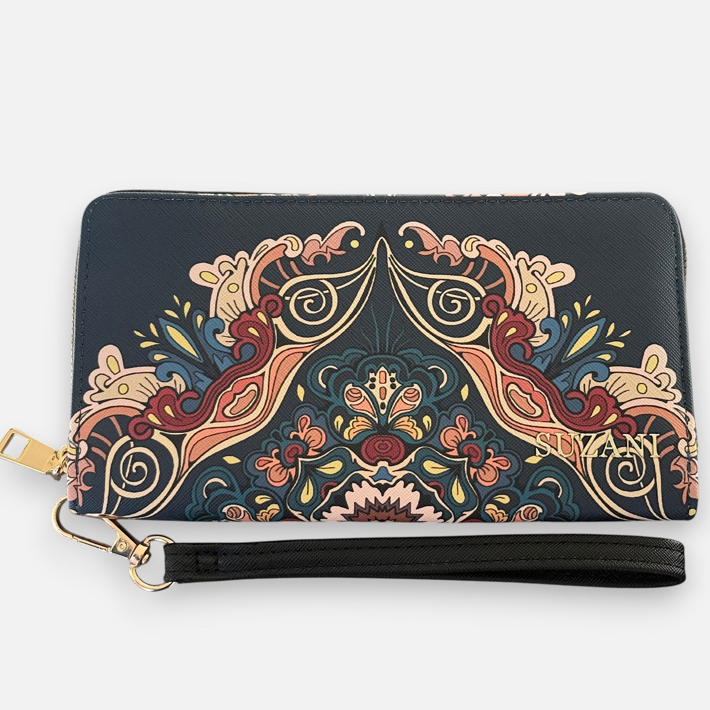 Opulent Folk Art Compact Wallet