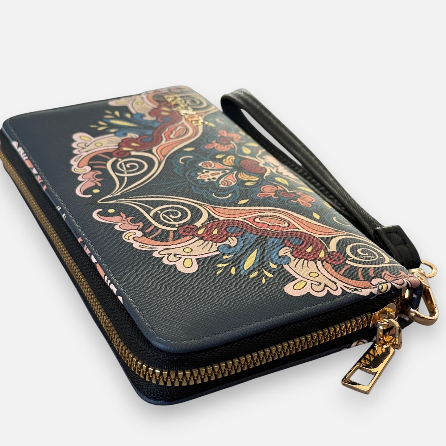 Opulent Folk Art Compact Wallet