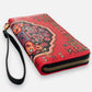 Heritage Crimson Tapestry Compact Wallet
