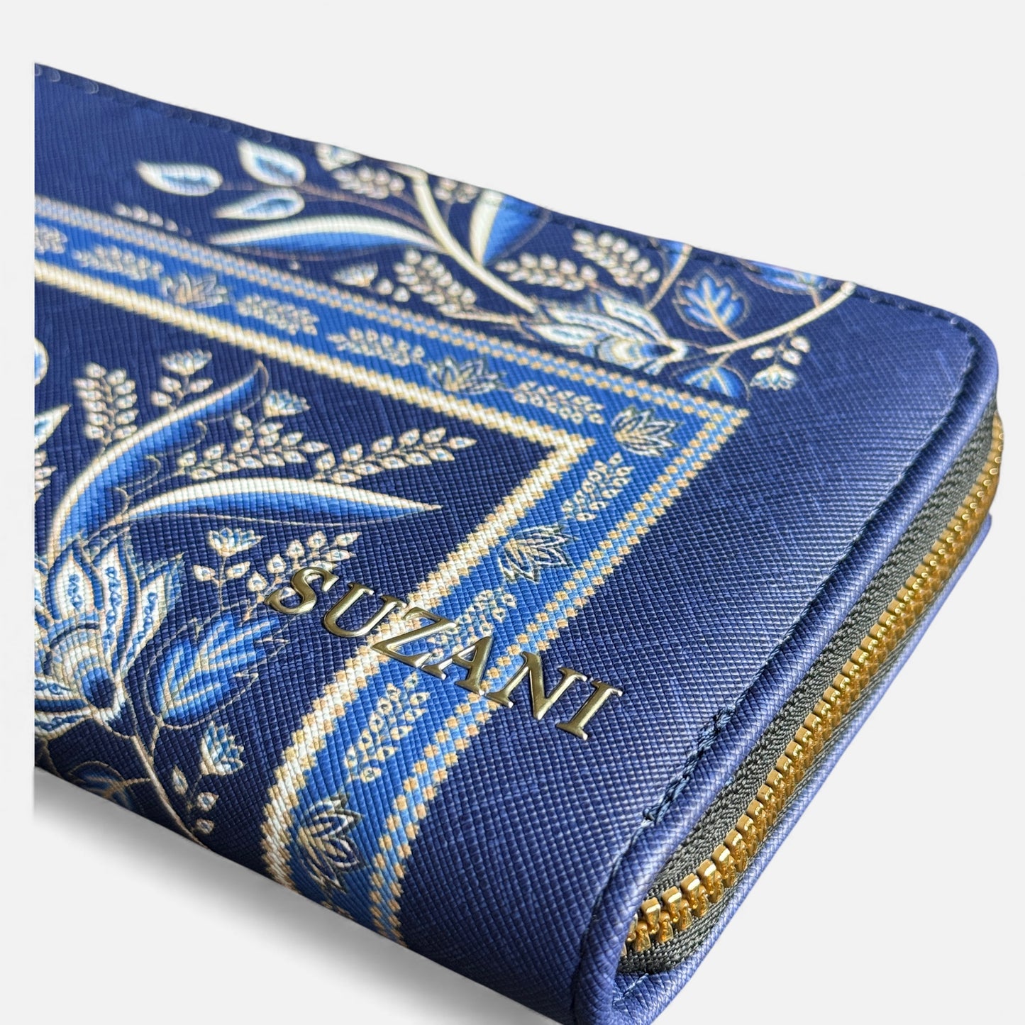 Mandala Motif Zip Wallet