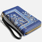 Mandala Motif Zip Wallet