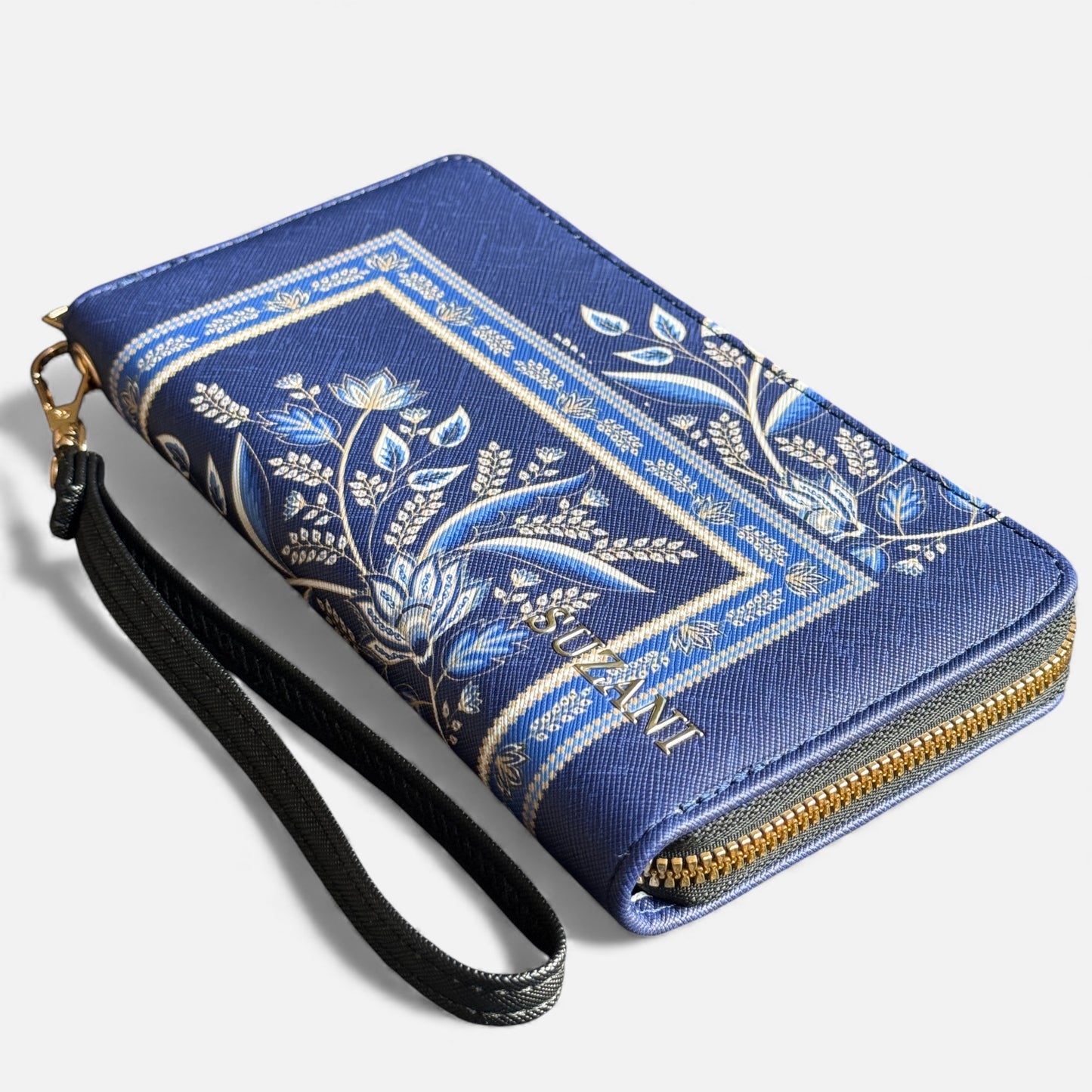 Mandala Motif Zip Wallet
