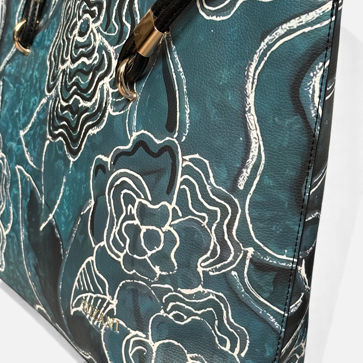 ARTISANAL SKETCH CONTRAST TOTE BAG