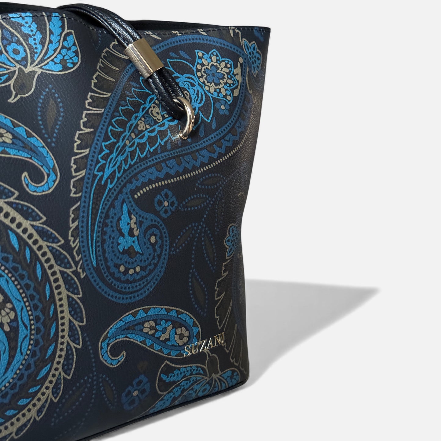The Azure Paisley Statement Tote