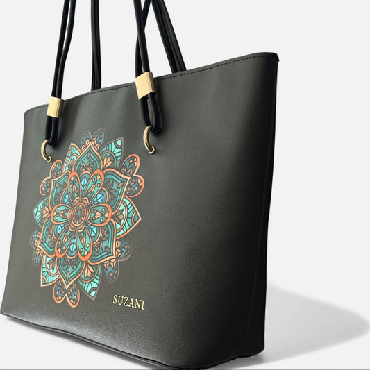 The Gilded Mandala Tote Bag