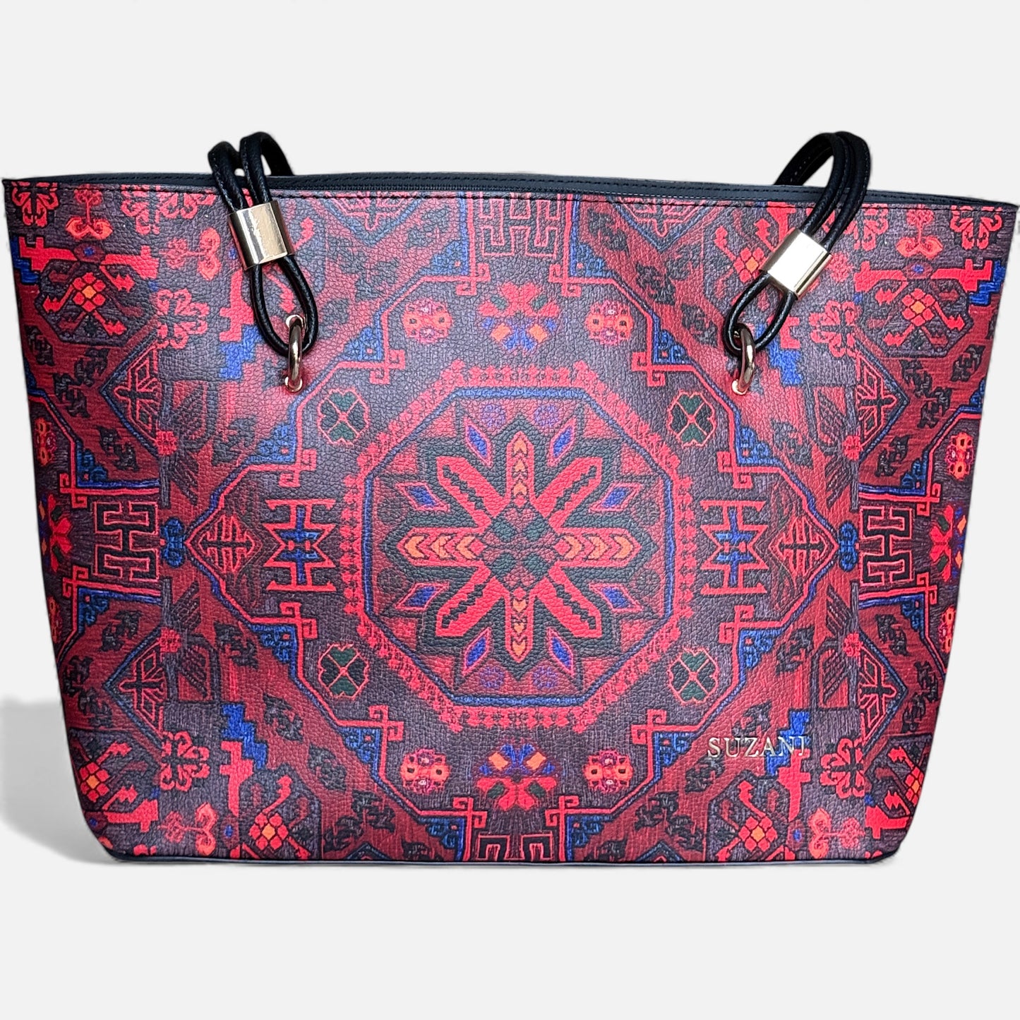 The Crimson Tapestry Tote Bag