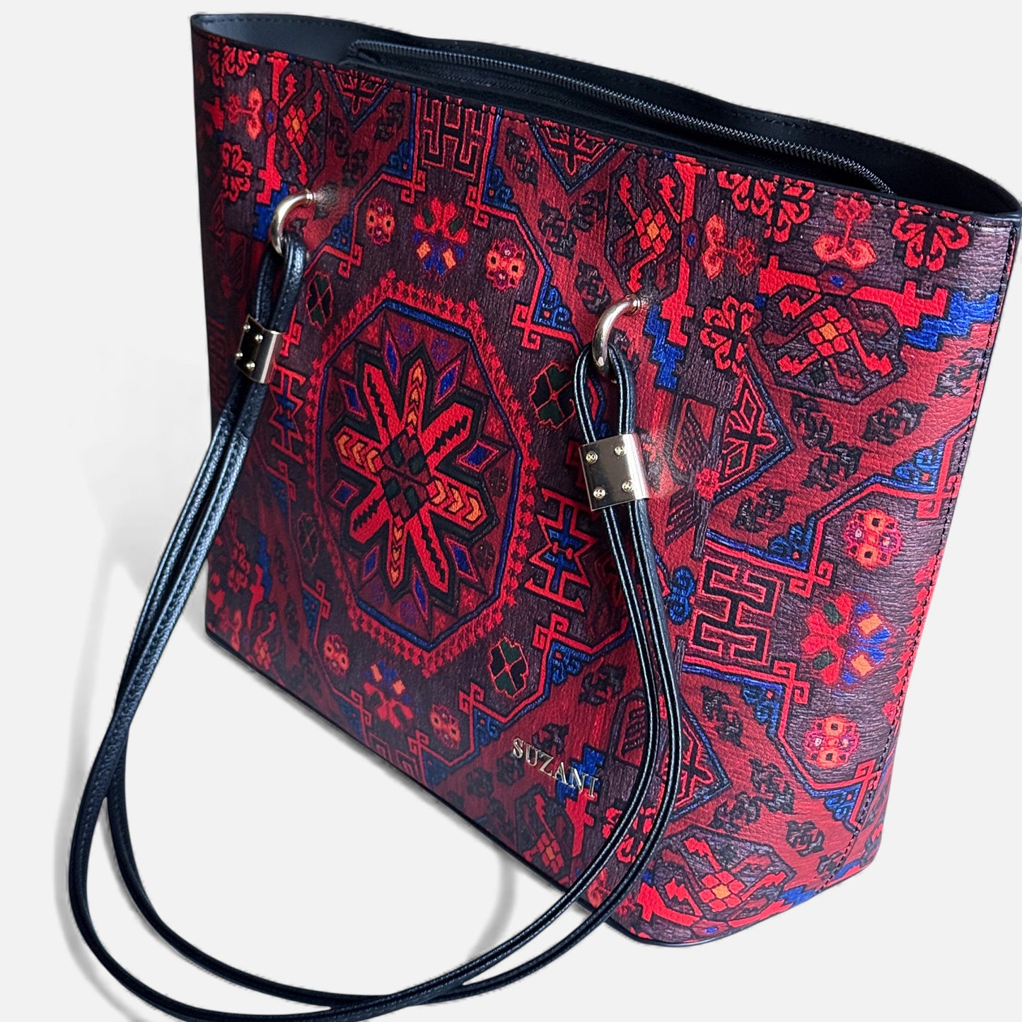 The Crimson Tapestry Tote Bag