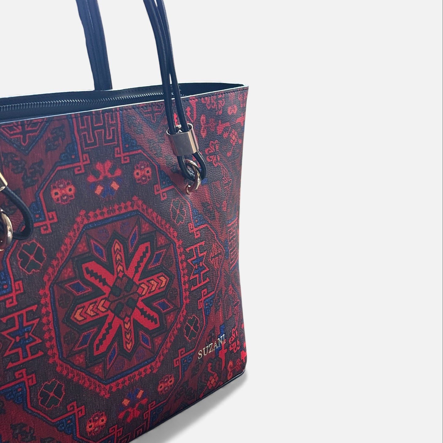 The Crimson Tapestry Tote Bag