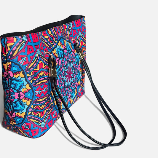 The Chromatic Mosaic Tote Bag