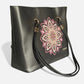 The Graphite Lotus Tote Bag