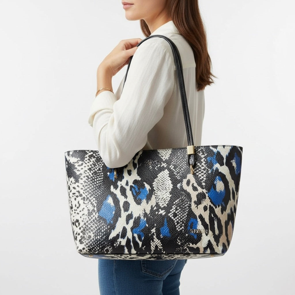 Opulent Reptile Texture Tote Bag
