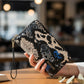 Textured Snakeskin Print Wallet
