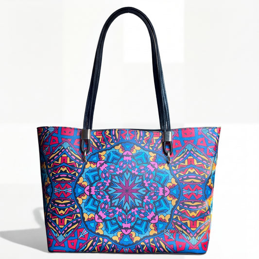 The Chromatic Mosaic Tote Bag