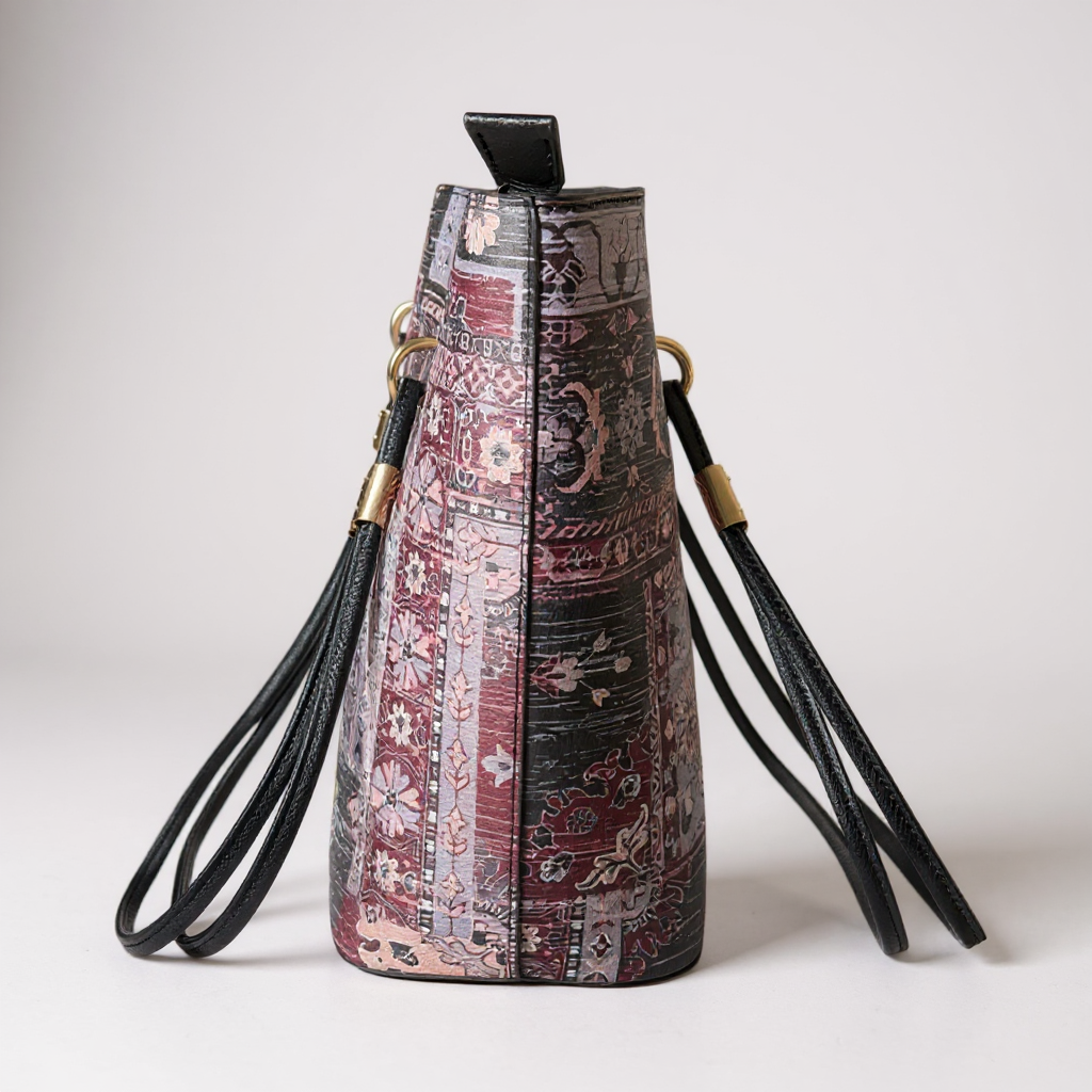 HERITAGE WOVEN MOTIF TOTE BAG