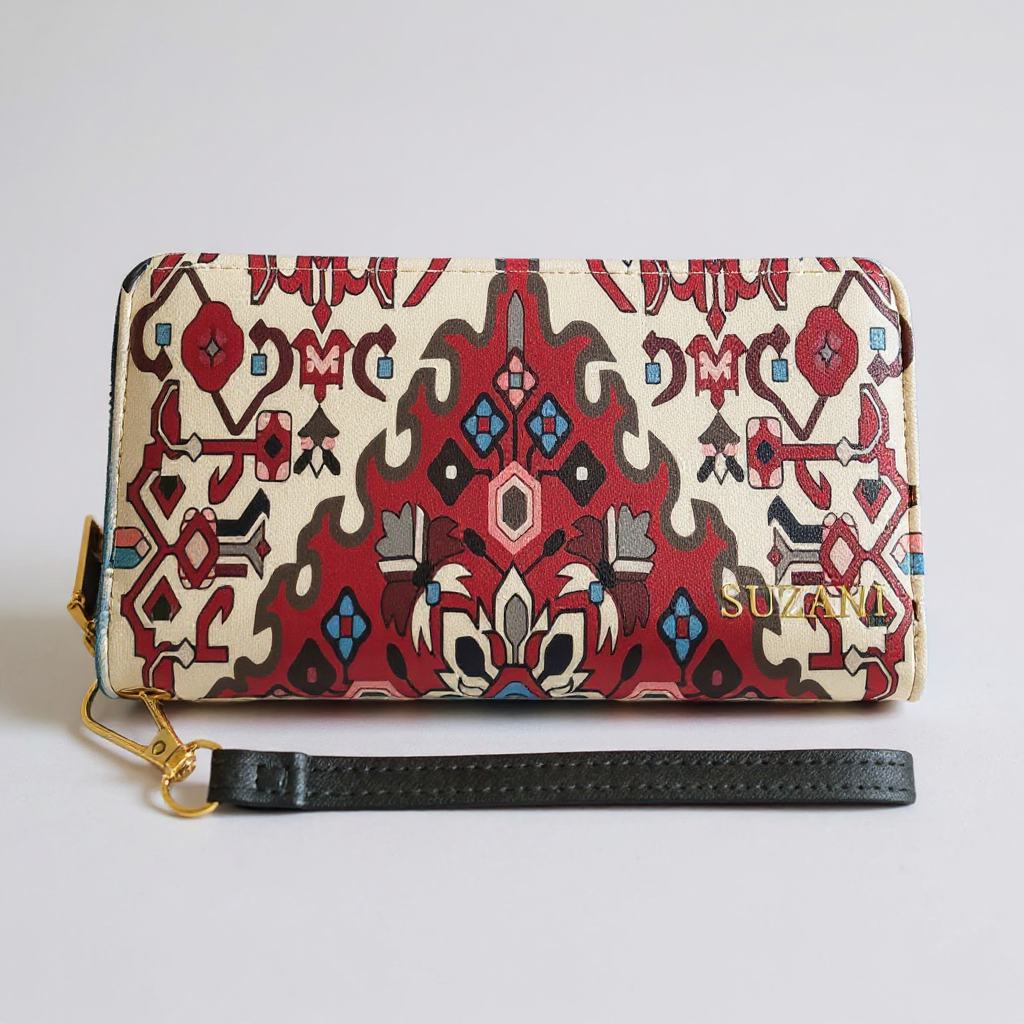 Traditional Medallion Motif Wallet