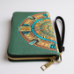 Aztec Sun Stone Compact Wallet