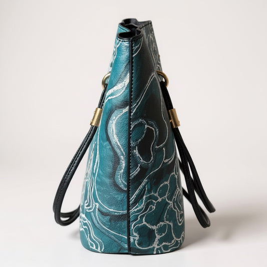 Artisanal Sketch Contrast Tote Bag