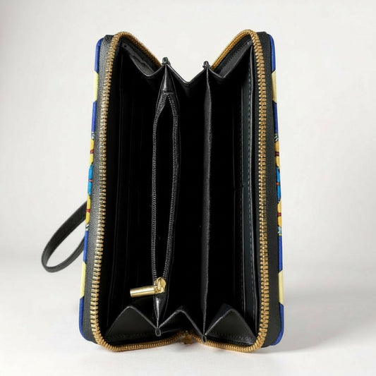 Mediterranean Mosaic Pattern Wallet