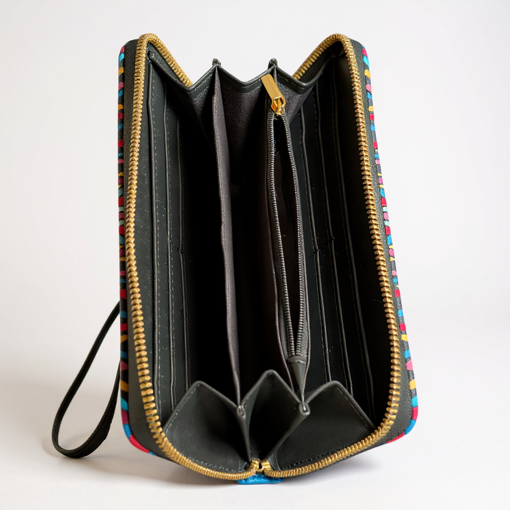 Vibrant Fiesta Printed Wallet