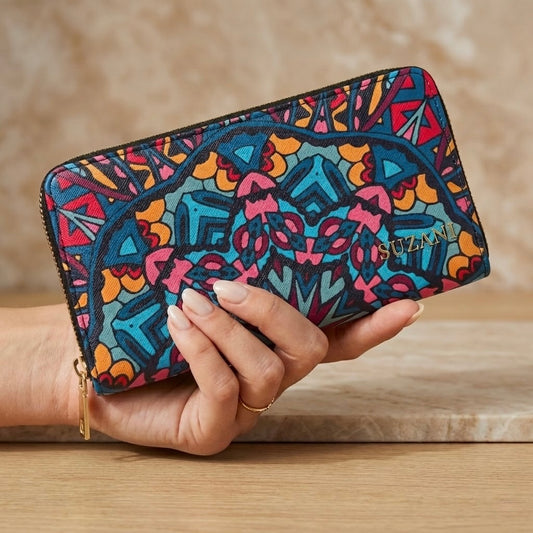 Vibrant Fiesta Printed Wallet