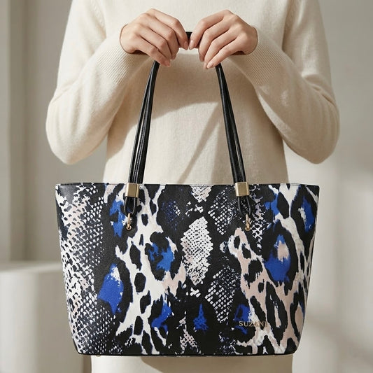 Opulent Reptile Texture Tote Bag