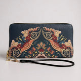 Opulent Folk Art Compact Wallet